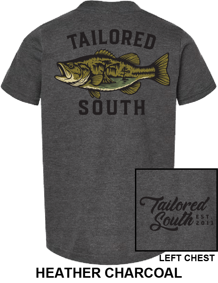 Tailored South Hat Co. - TS027Y - Youth Bass - Heather Charcoal