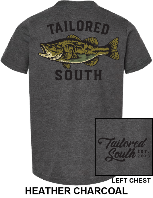 Tailored South Hat Co. - TS027Y - Youth Bass - Heather Charcoal