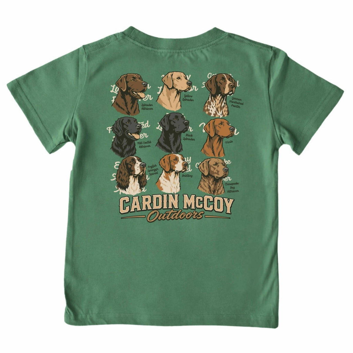Cardin McCoy - Kids' Hunting Dog Outdoors Short-Sleeve Tee