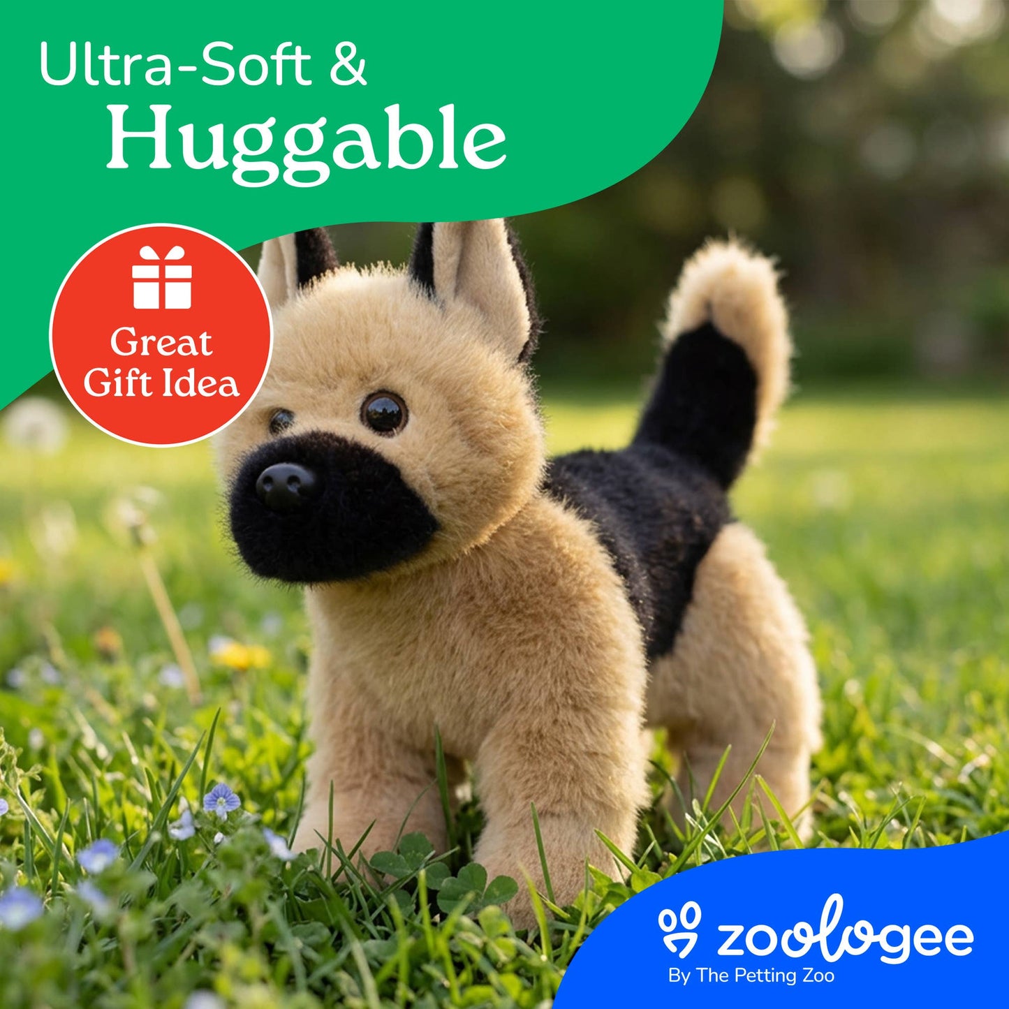 The Petting Zoo - New German Shepherd Dog Small 8" (20cm)