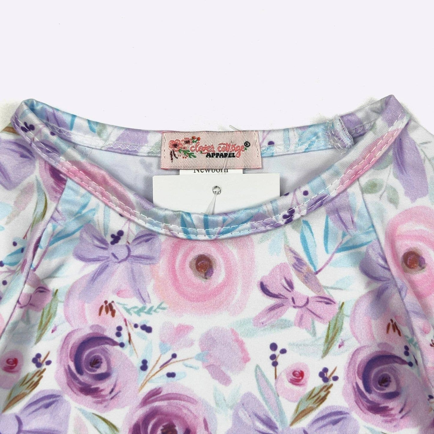 Clover Cottage - Rosette Coquette Baby Gown 2