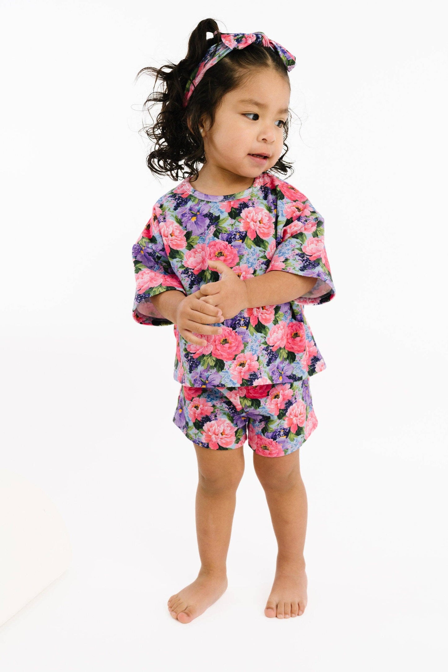 Little One Shop - Peony Garden Slouchy Set