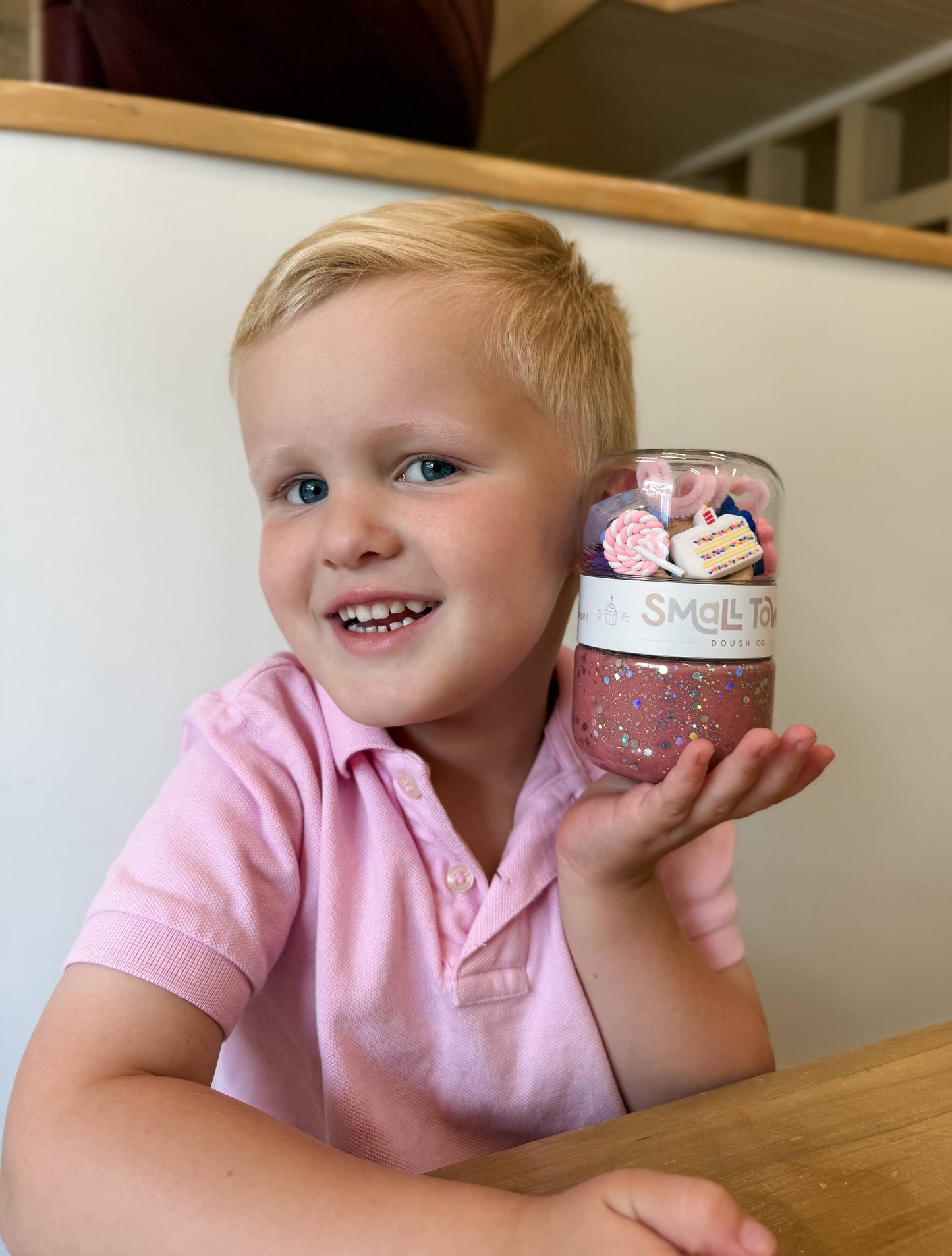 Small Town Dough Co.  Sensory Play Dough Jar