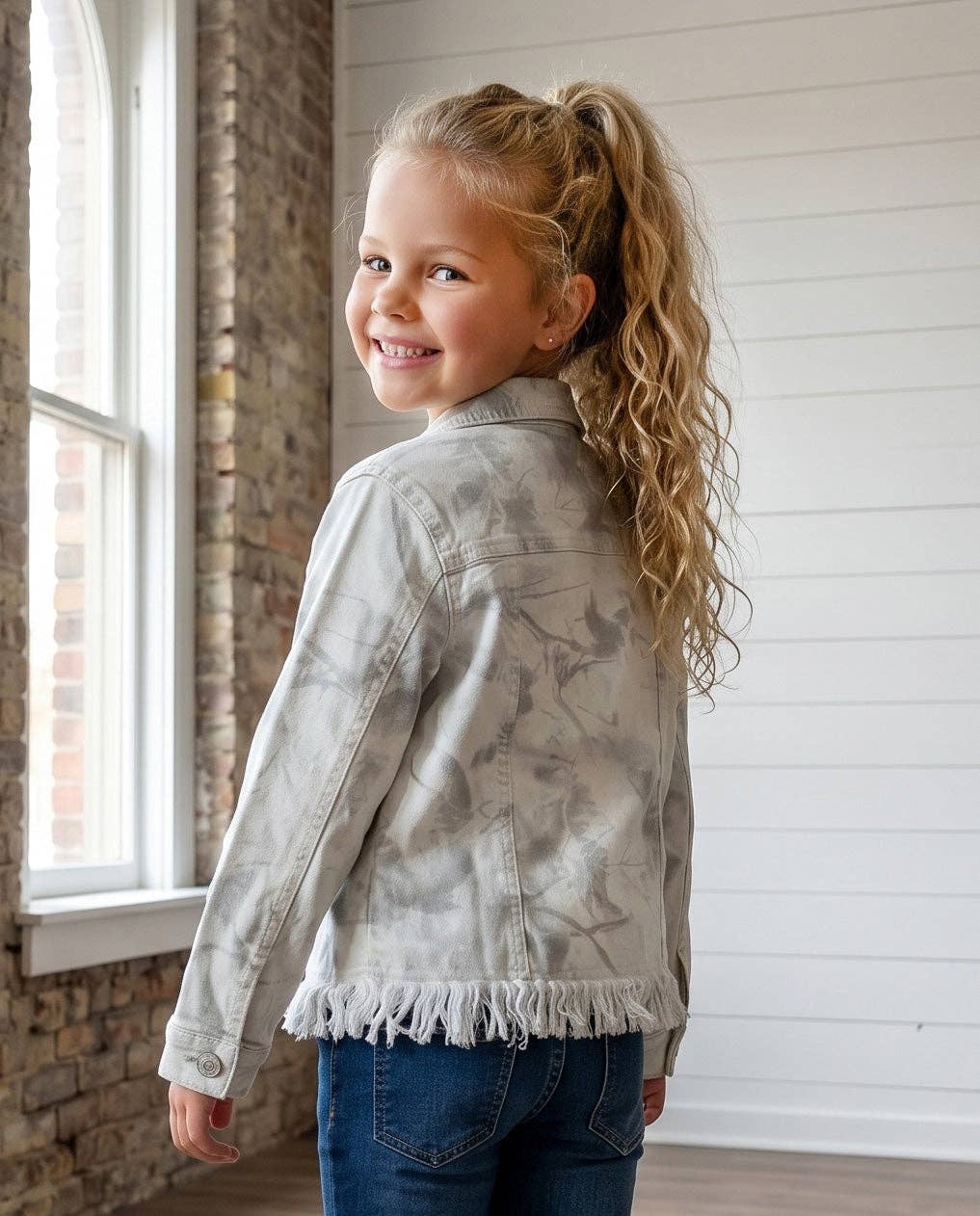 Kids City Scout Winter Camo Denim Jacket
