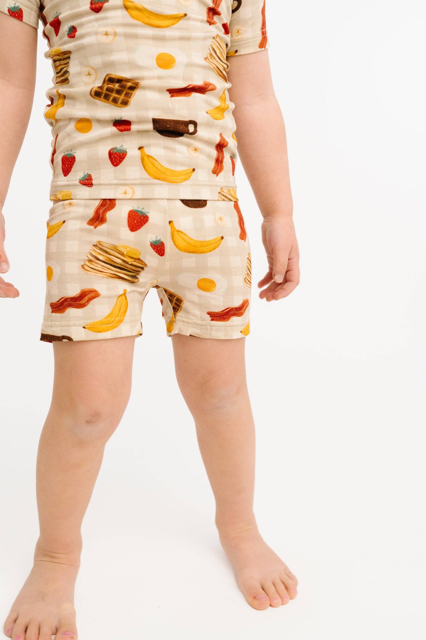 Little One Shop - Breakfast Club Bamboo Short Set