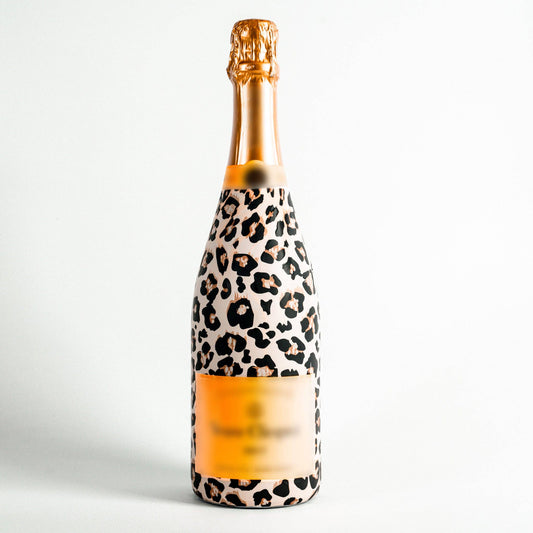 Beau Bottles - Beau Bottles Tan Leopard- Champagne Collection