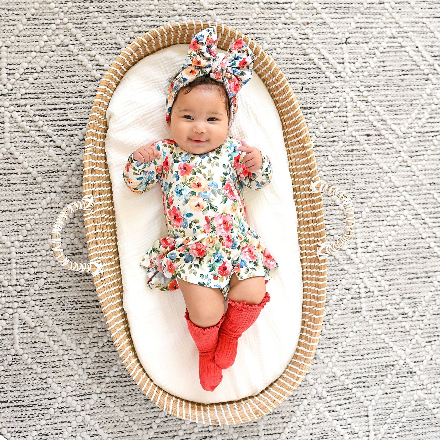 Nayeli HEADWRAP Baby Toddler Floral Hair Accessories