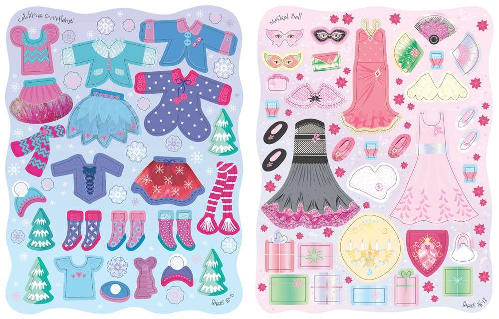 HarperCollins - Sticker Dolly Dressing Christmas : Usborne
