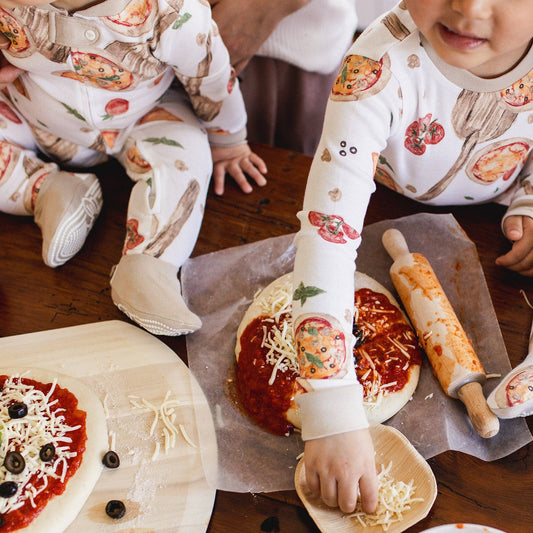 Burt's Bees Baby - Brick Oven Pizza Toddler PJ Set