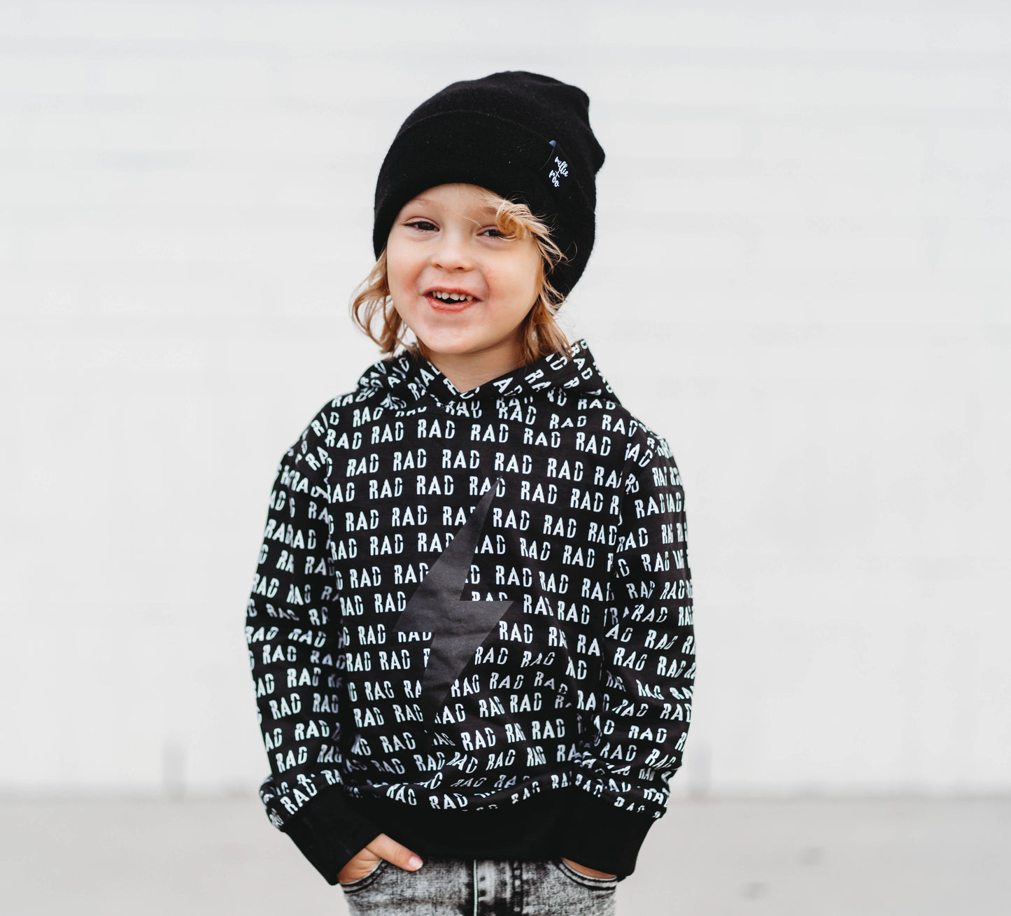 Little Rad Things - Kids Raddest Bolt Bamboo Hoodie