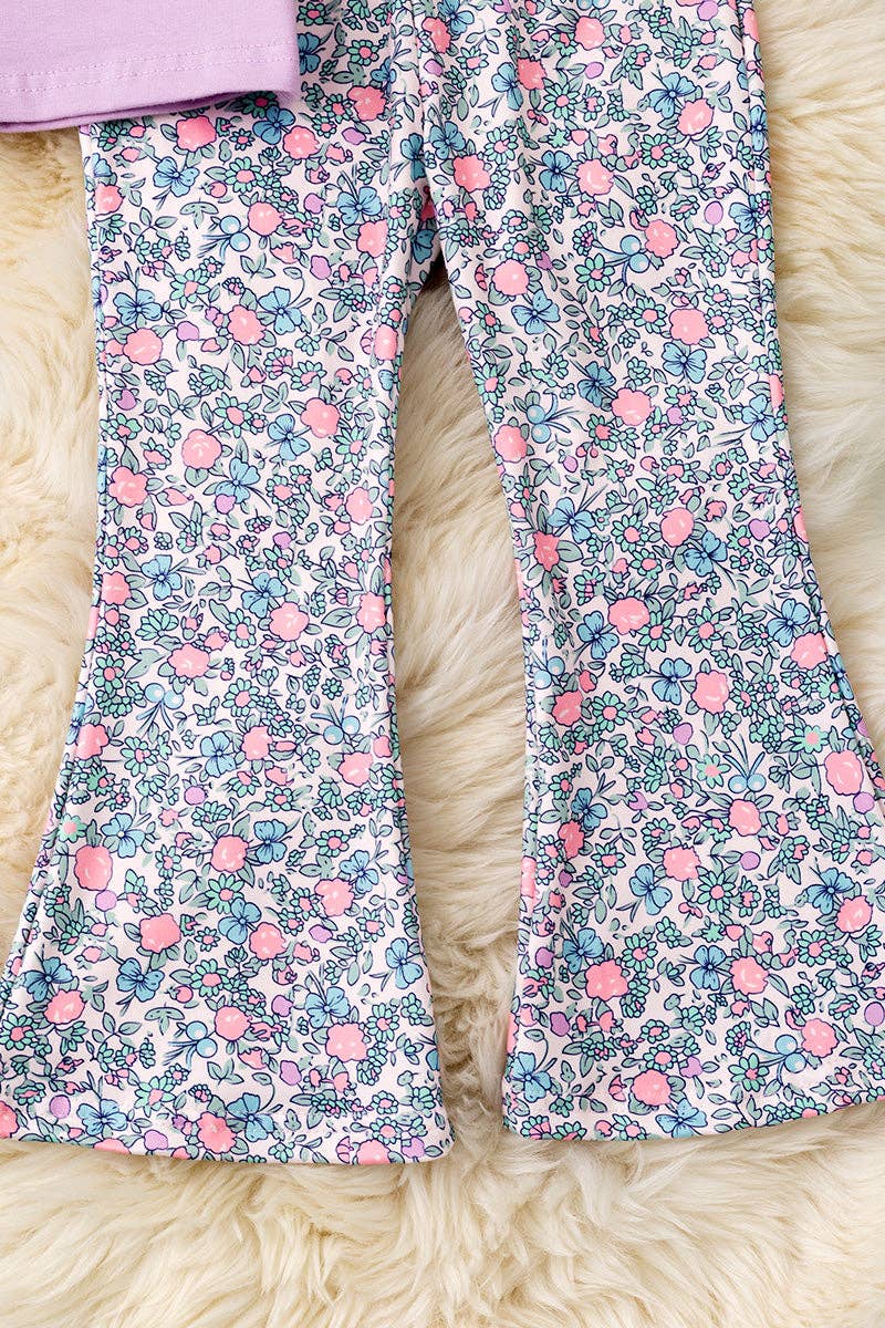 Easter bunny ears applique top & bottoms