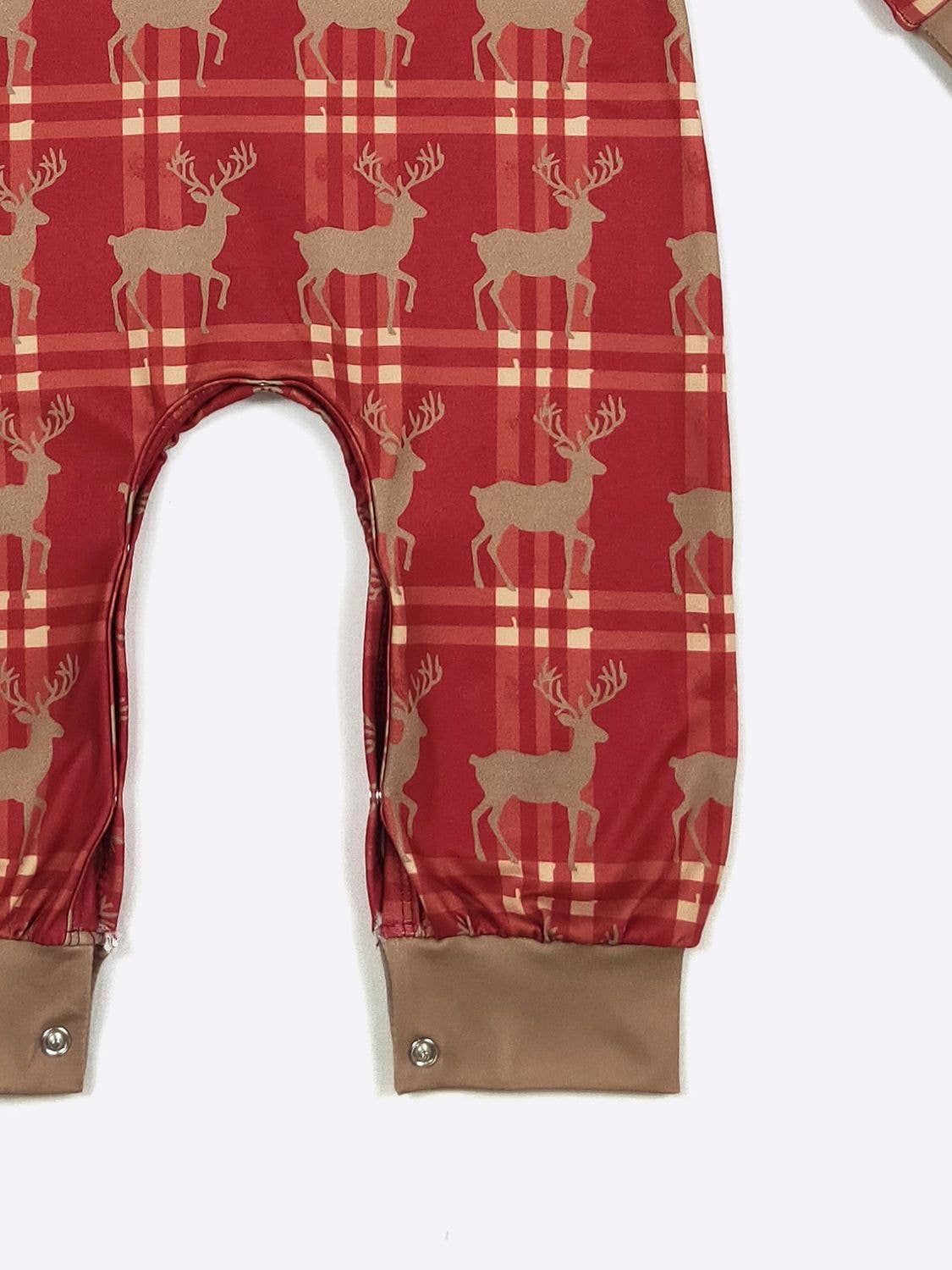 Clover Cottage - Tartan Deer Boy Romper