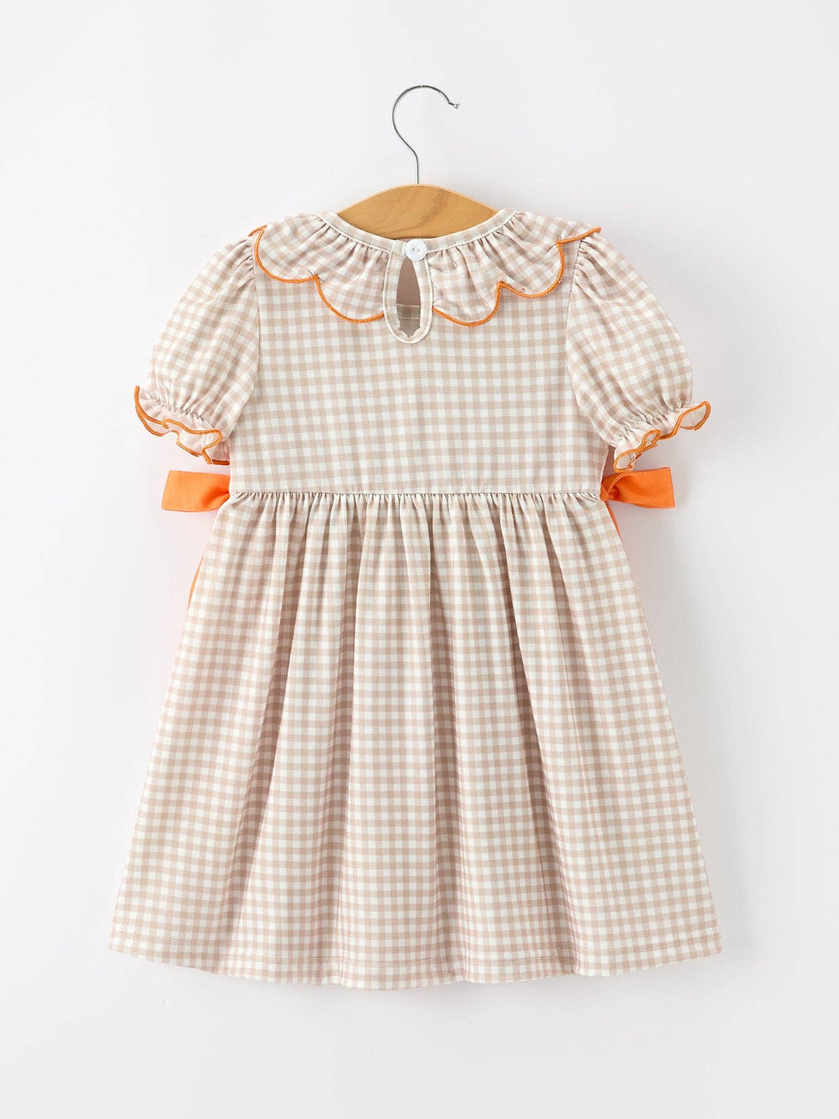 Thanksgiving Smocked Girls Dress Turkey