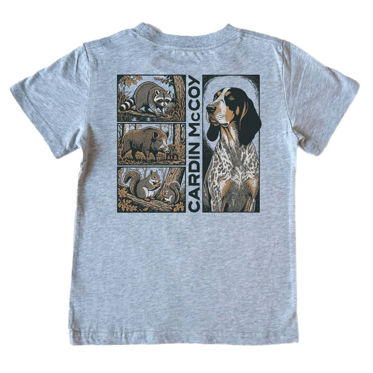 Cardin McCoy - Kids' Bluetick Grid Short-Sleeve Tee