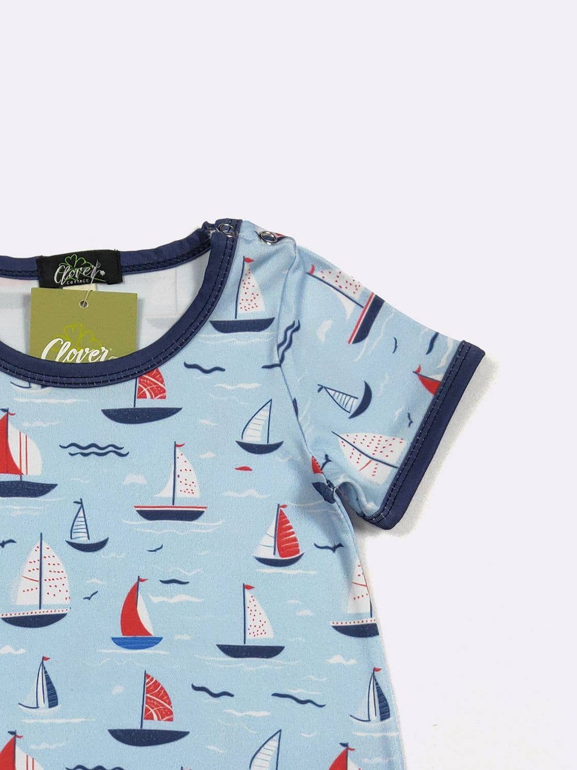 Sail Away Boy Romper
