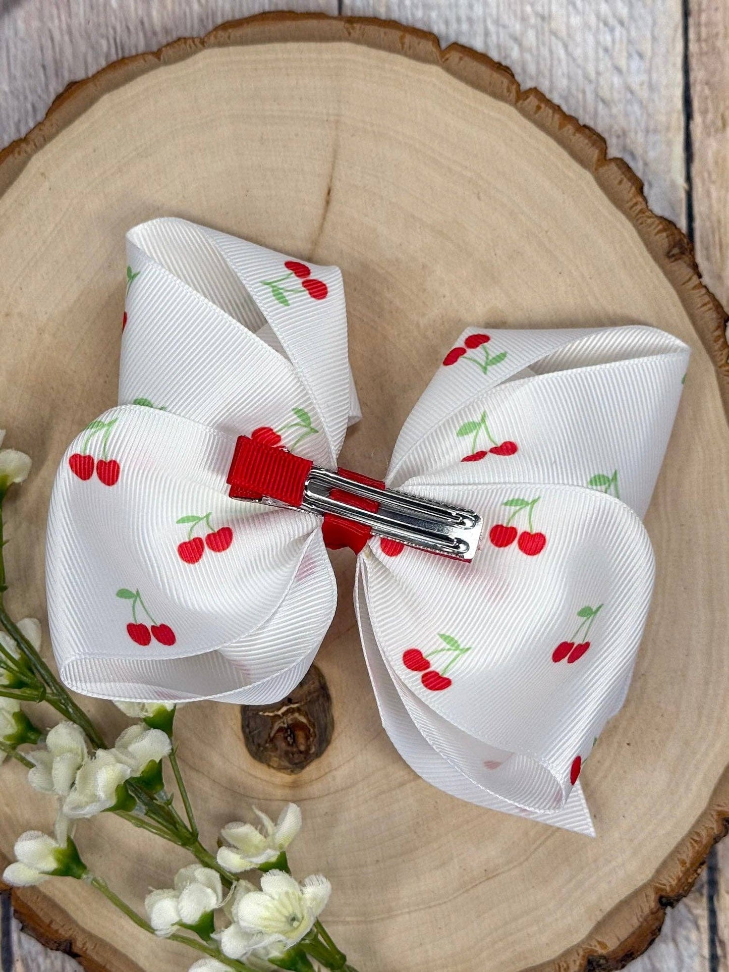 The Hair Bow Company - Cherry Dreams Classic Hair Bow