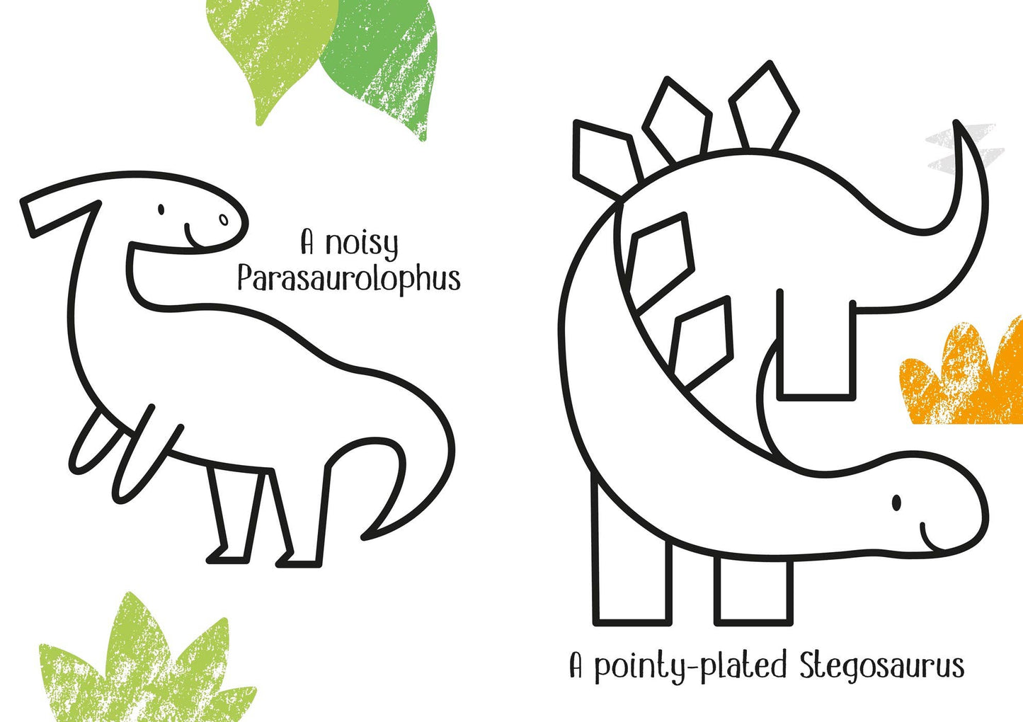 HarperCollins - Little Coloring Dinosaurs: Usborne