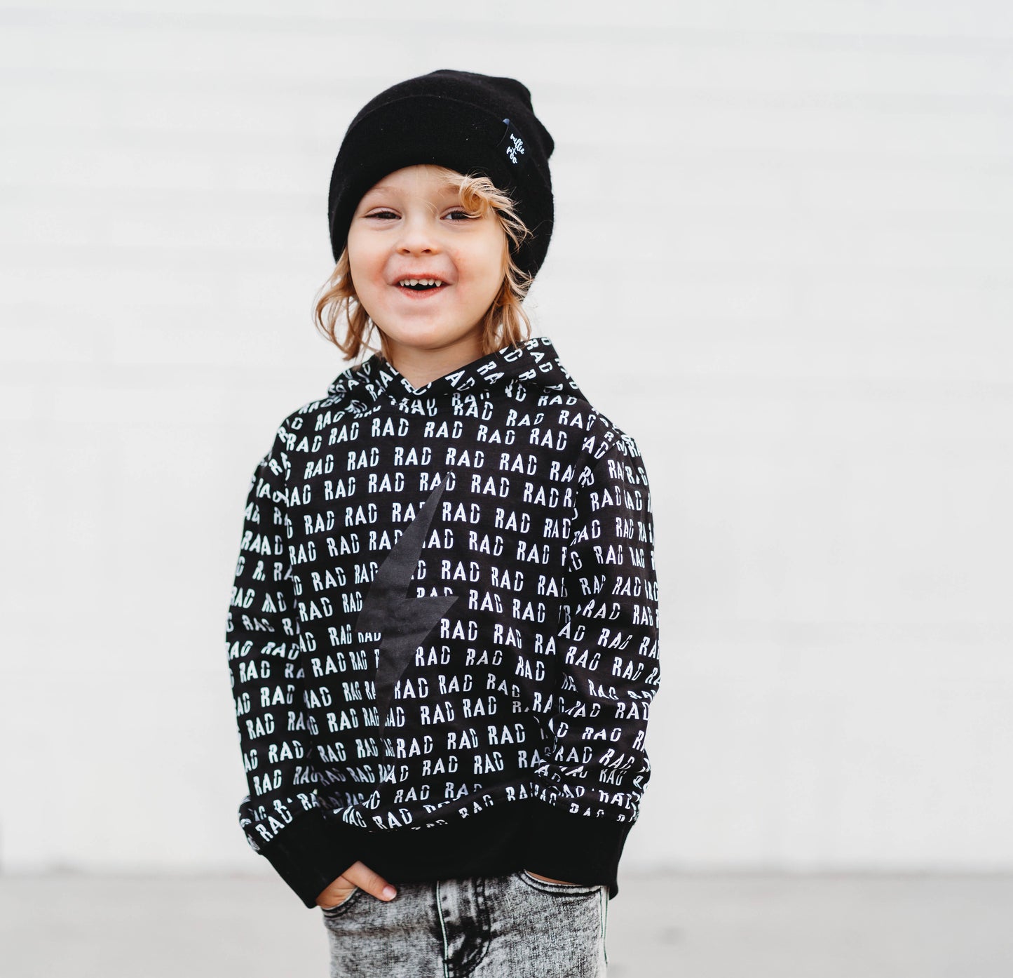 Little Rad Things - Kids Raddest Bolt Bamboo Hoodie