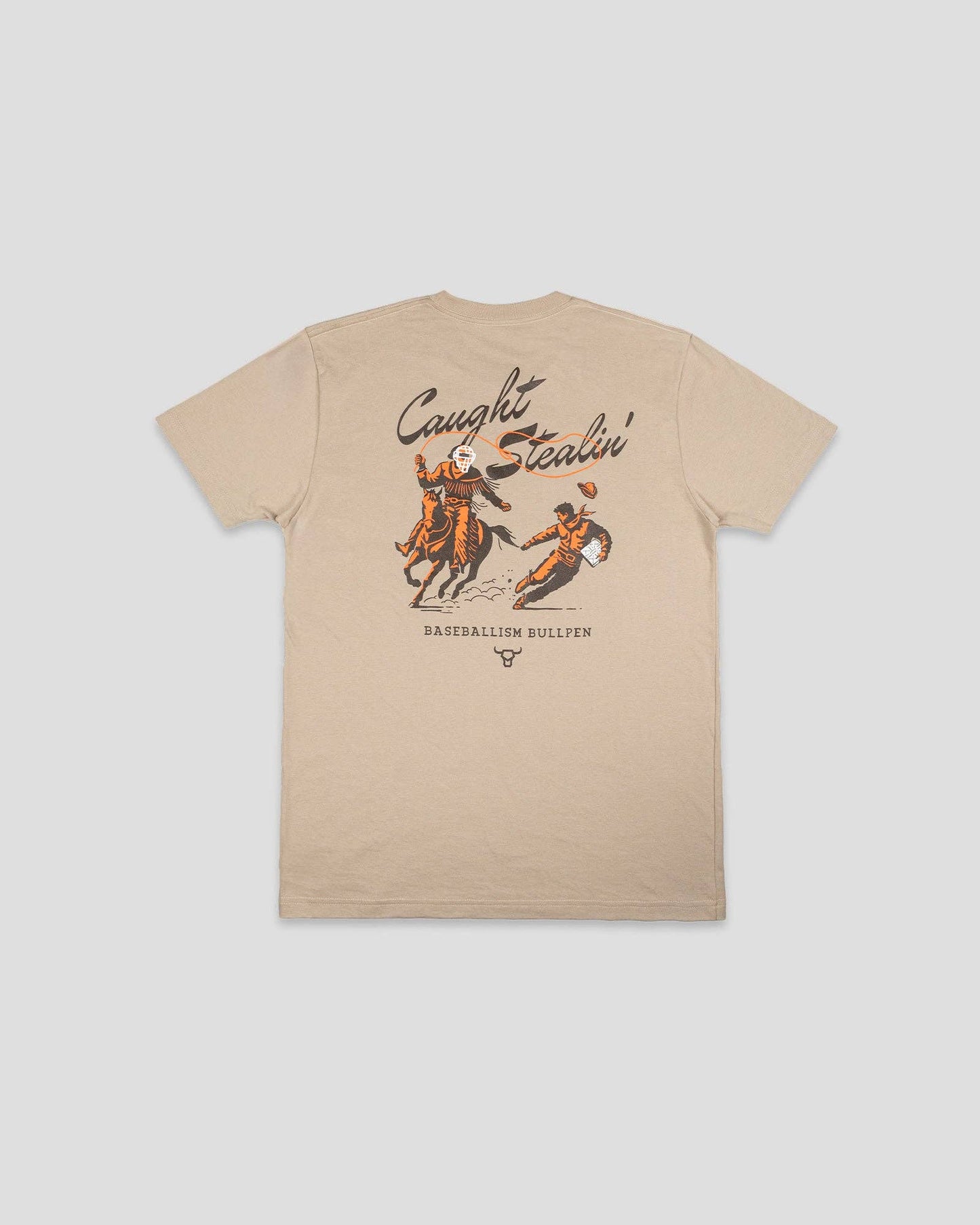 Baseballism - Caught Stealin' T-Shirt (Cream) - Youth