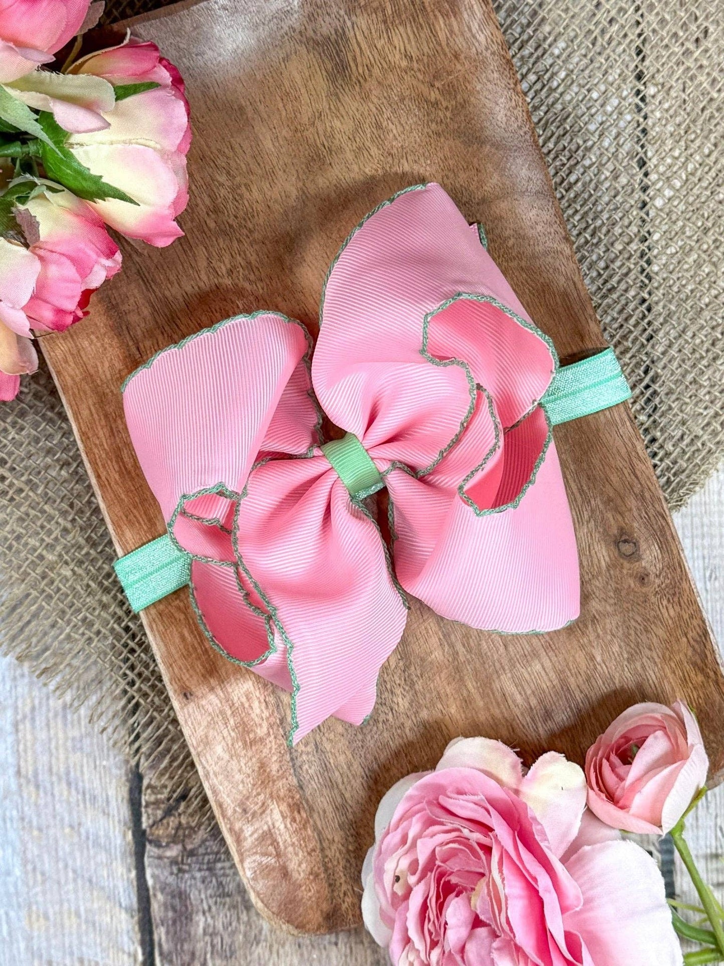5" Classic Moonstitch Boutique Bows