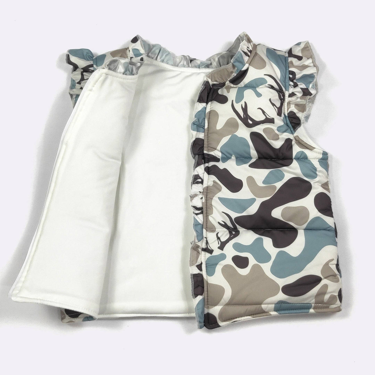 Antler Camo Girls Vest