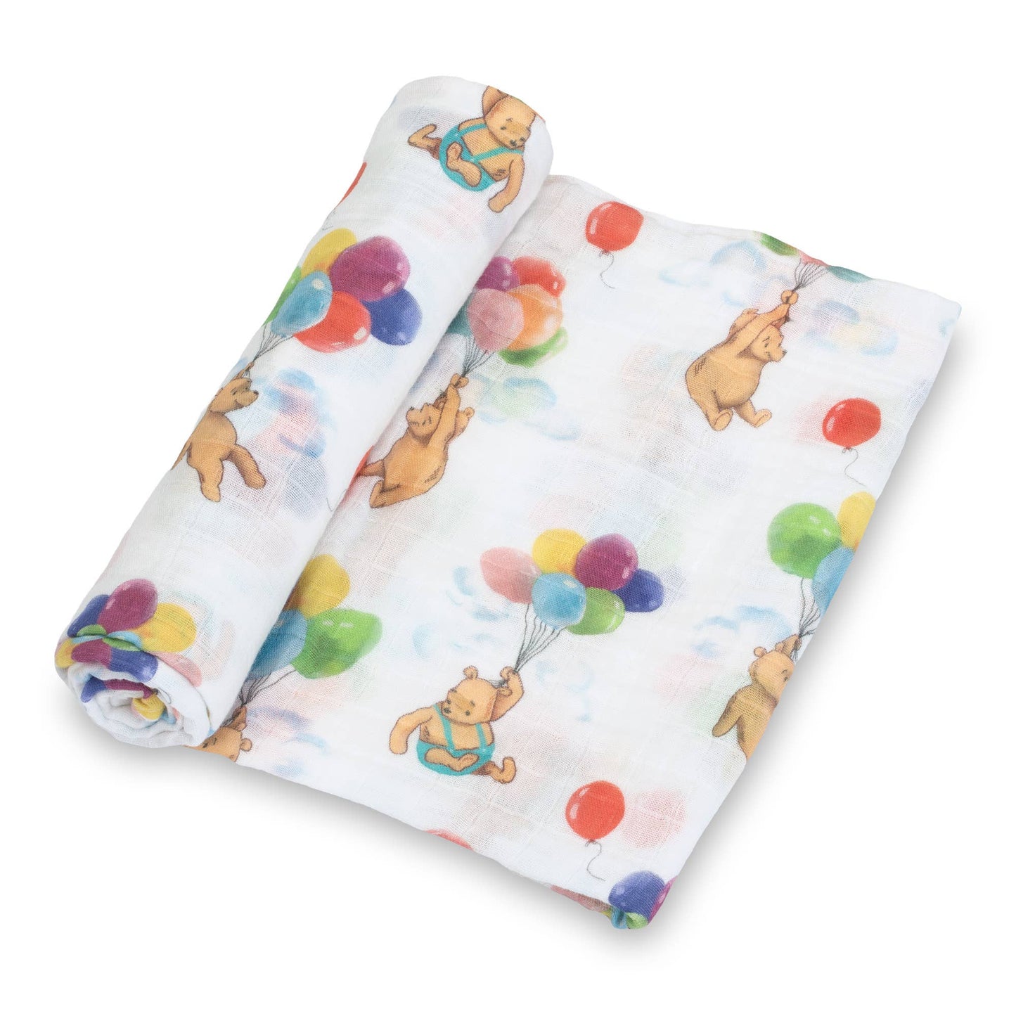Up, Up & Bear! Baby Muslin Swaddle Blanket