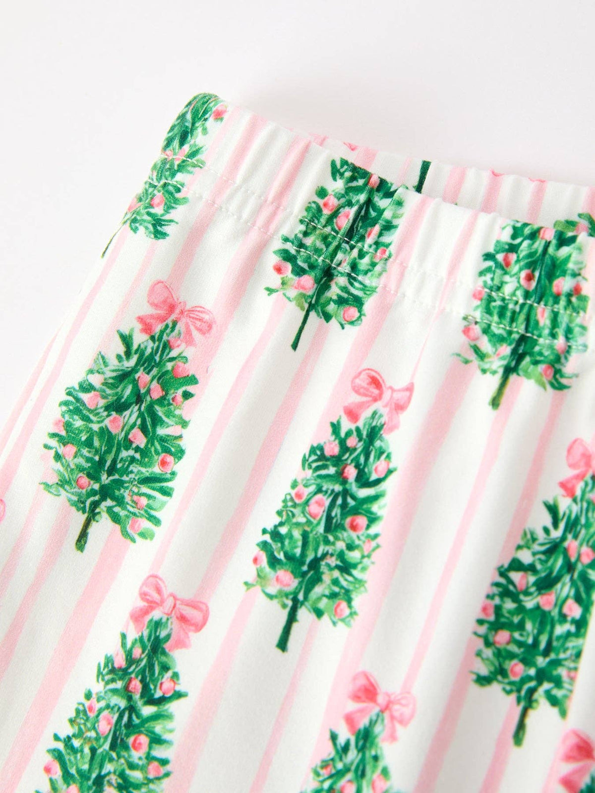 Mommy and Me Christmas Tree Print Pajama Set