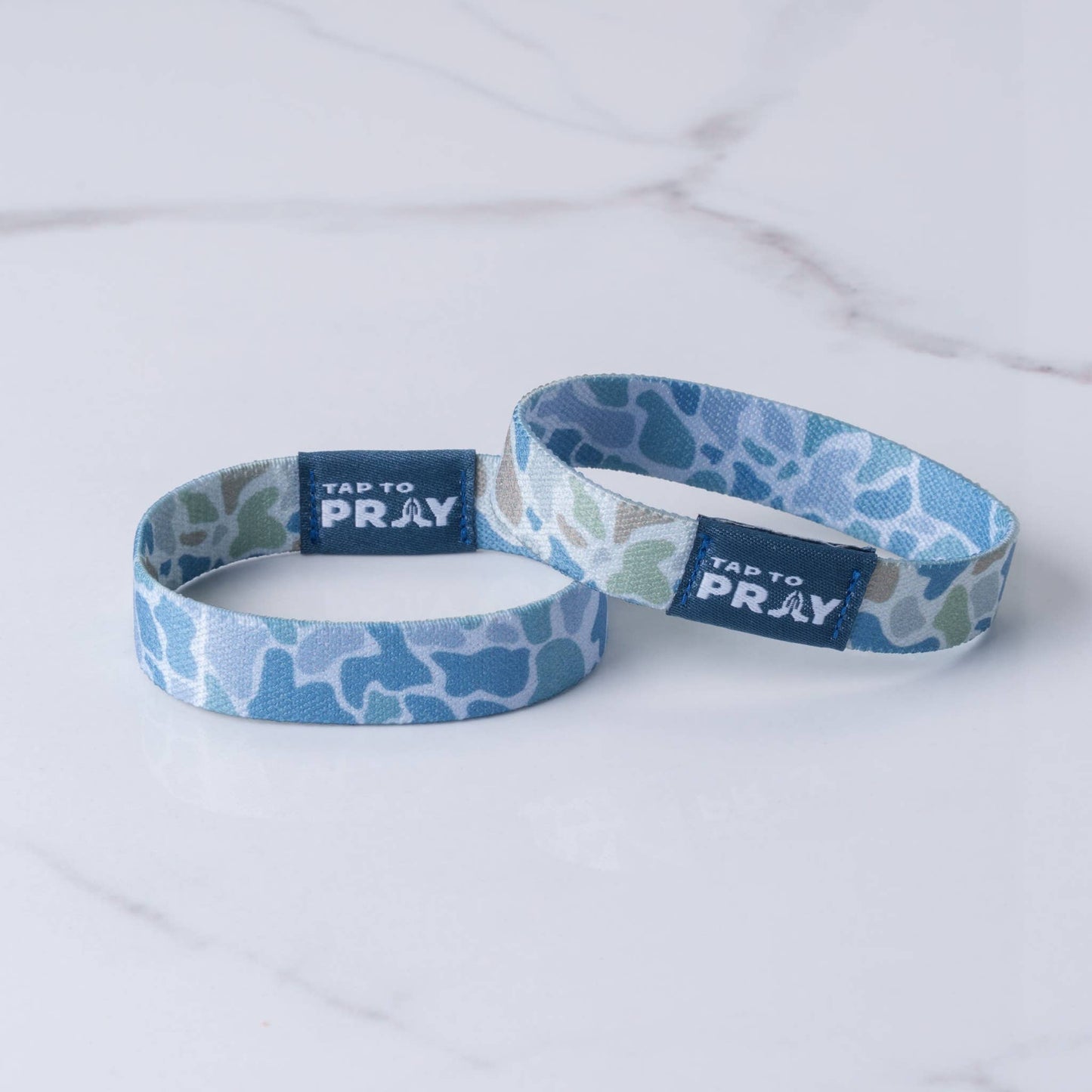 Versible - Tap To Pray™ Wristbands - River Rock Camo Moss & Slate