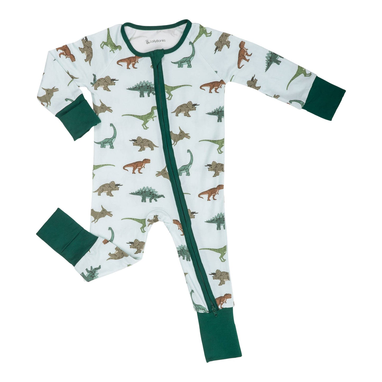 LollyBanks - Dinosaur Baby Bamboo Pajamas