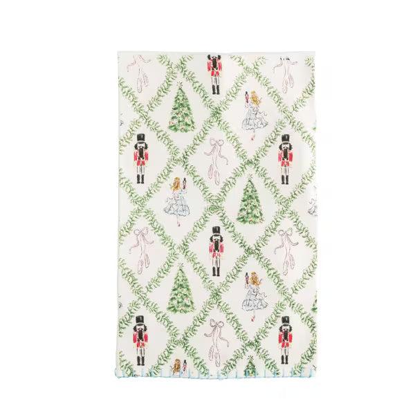 Lattice Nutcracker Hand Towel