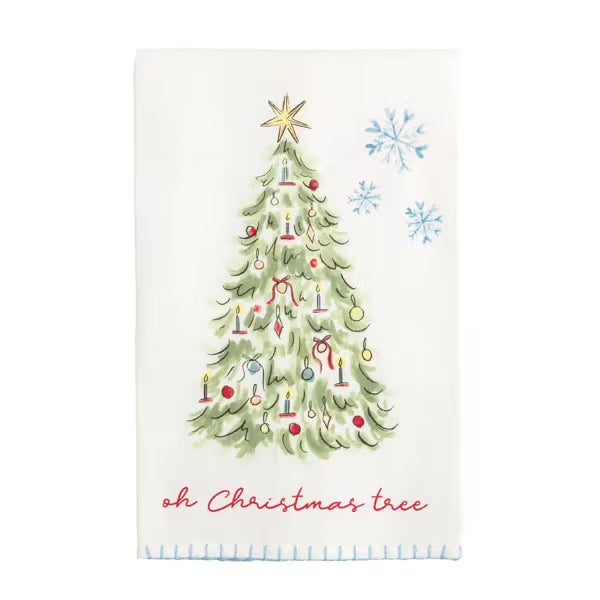 Christmas Tree Nutcracker Hand Towel
