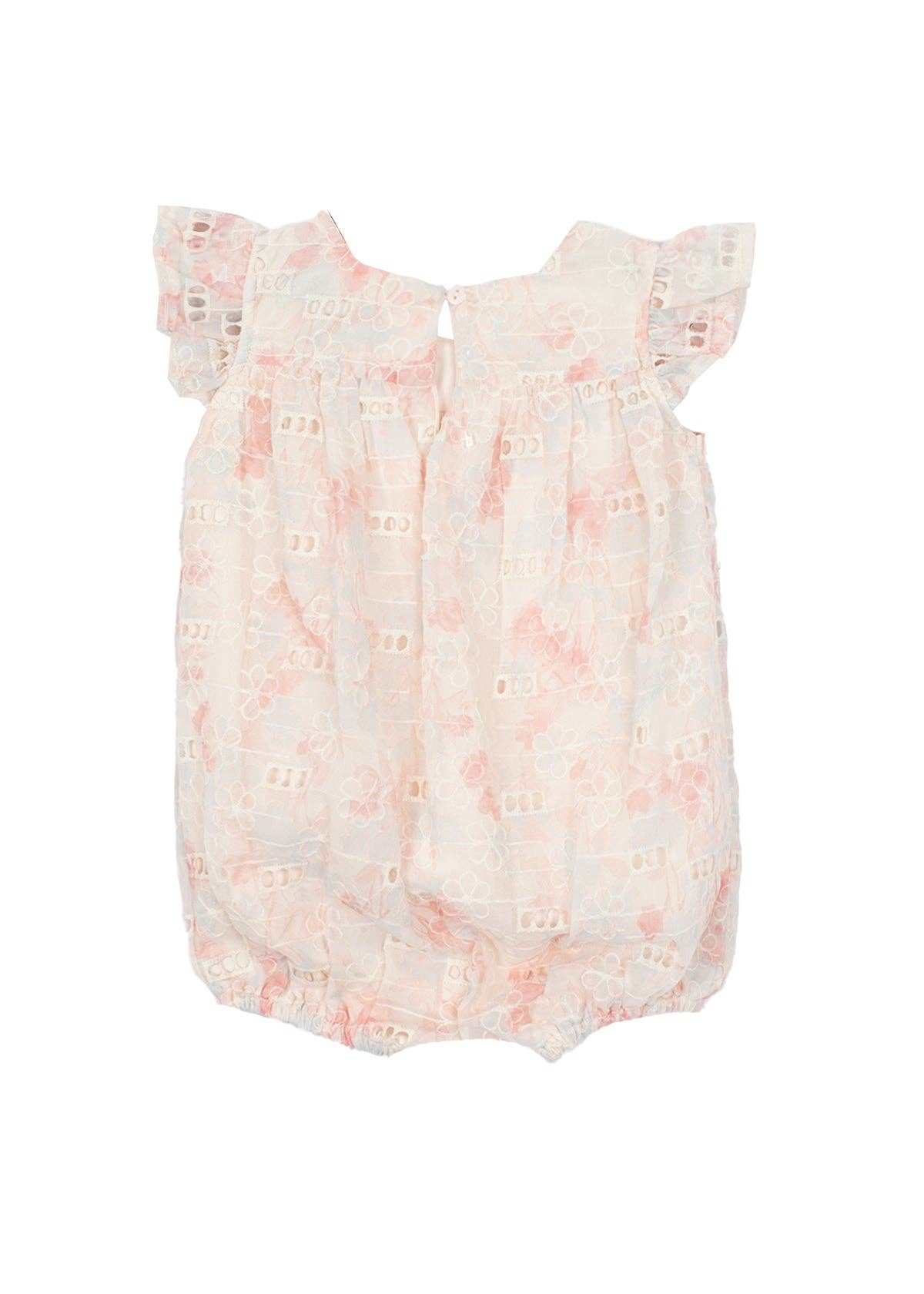 Rasberry Creme Baby Romper