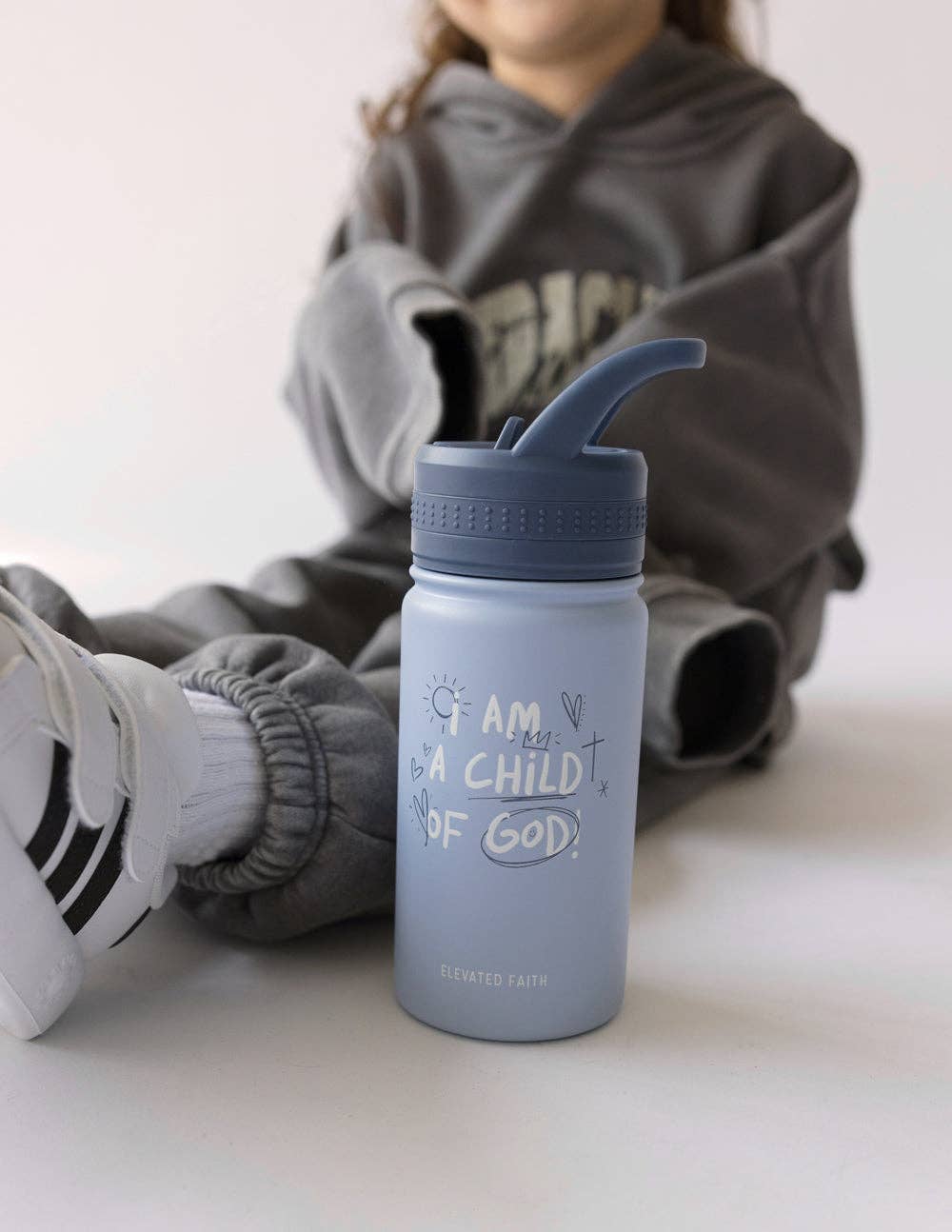 Elevated Faith - Child of God Kids Water Bottle