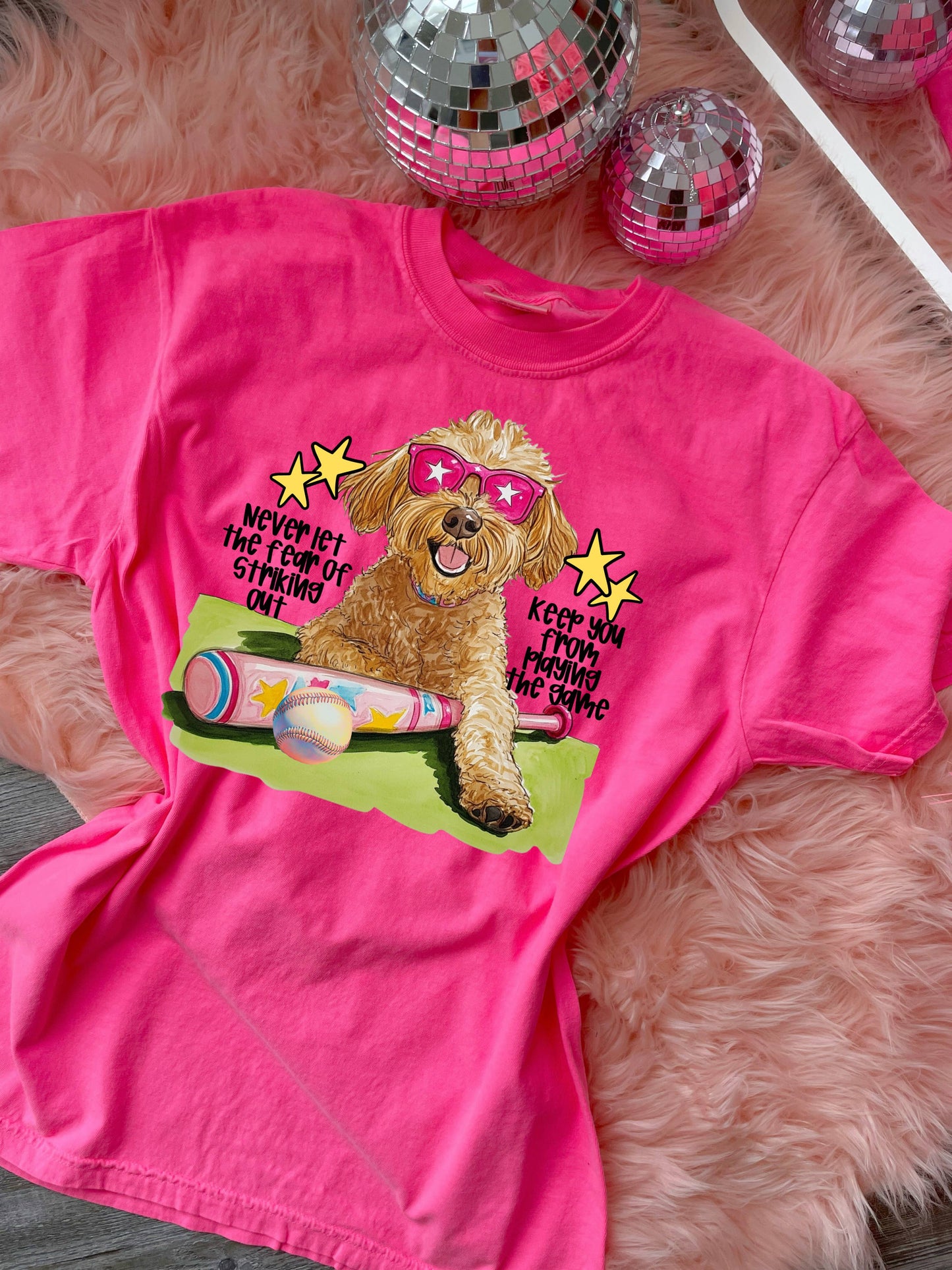 Doodle Baseball Short Sleeve Tee