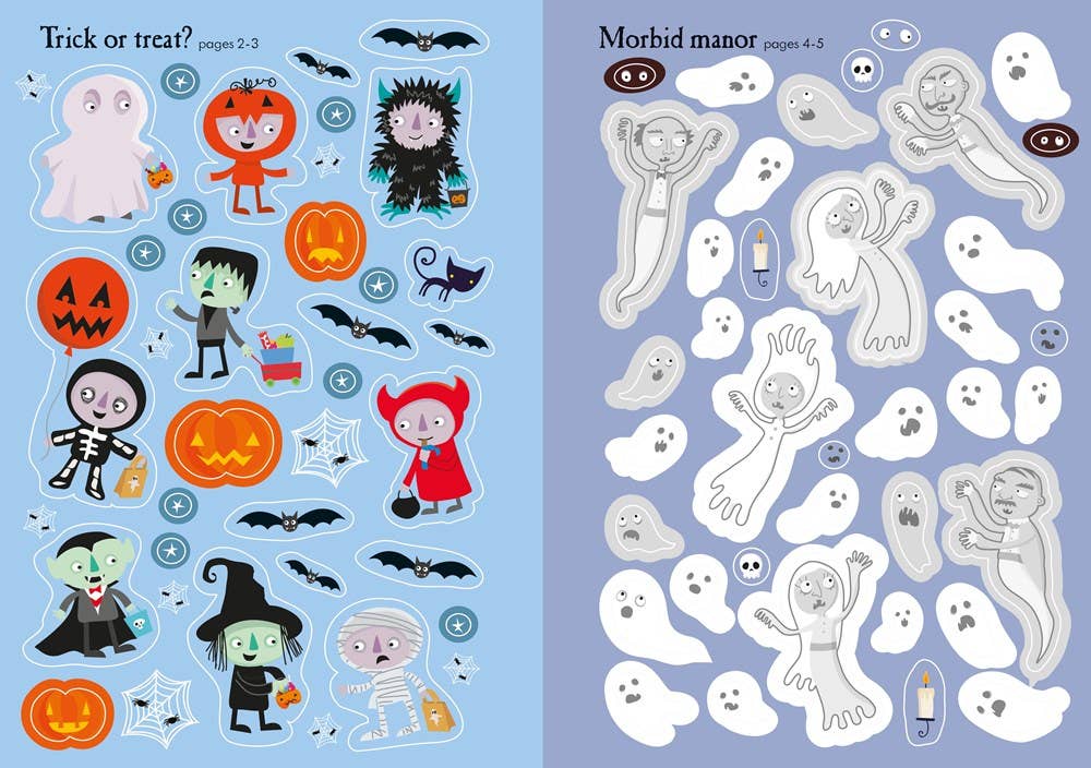 HarperCollins - Little First Stickers Halloween : Usborne