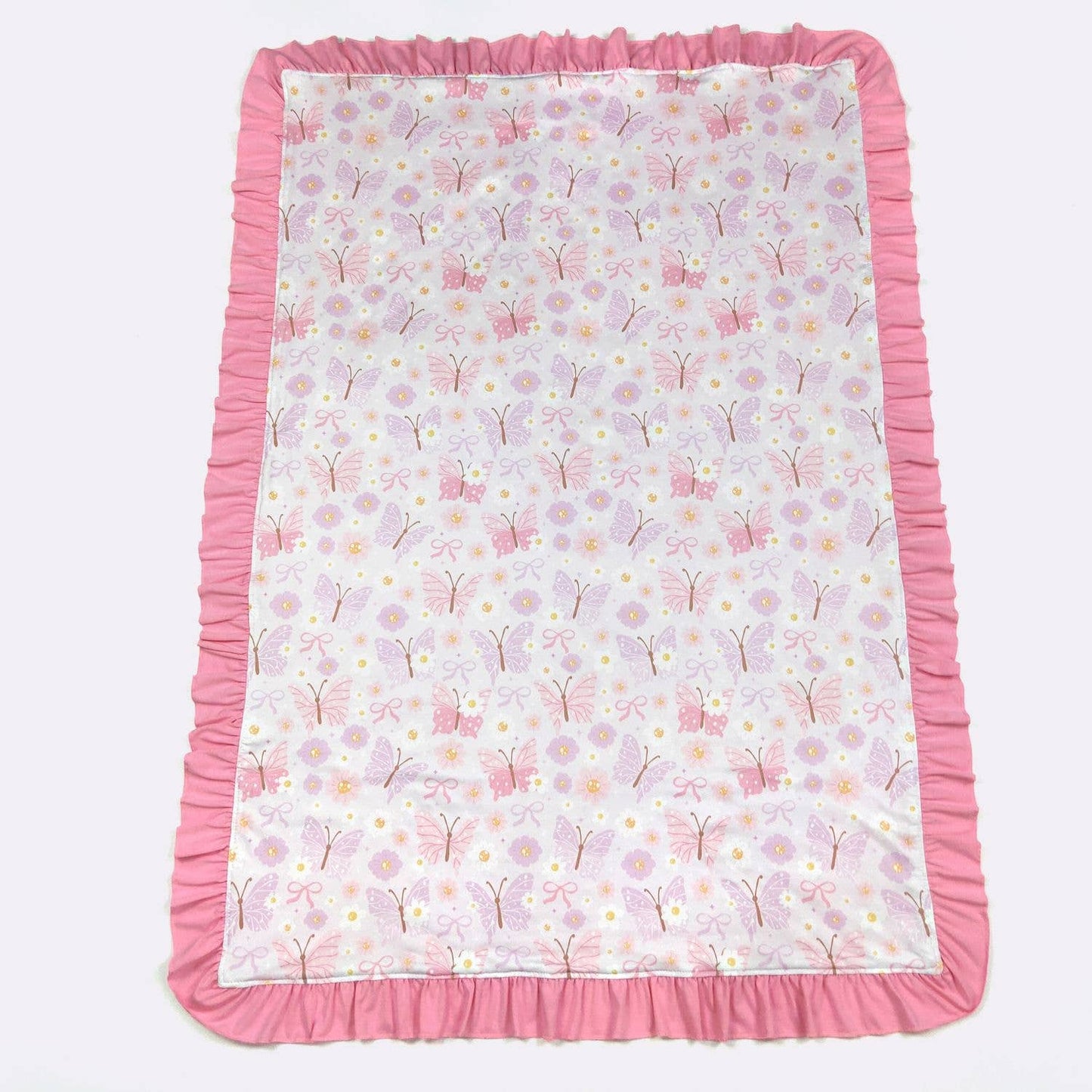 Clover Cottage - Bow Butterfly Daisy Blanket