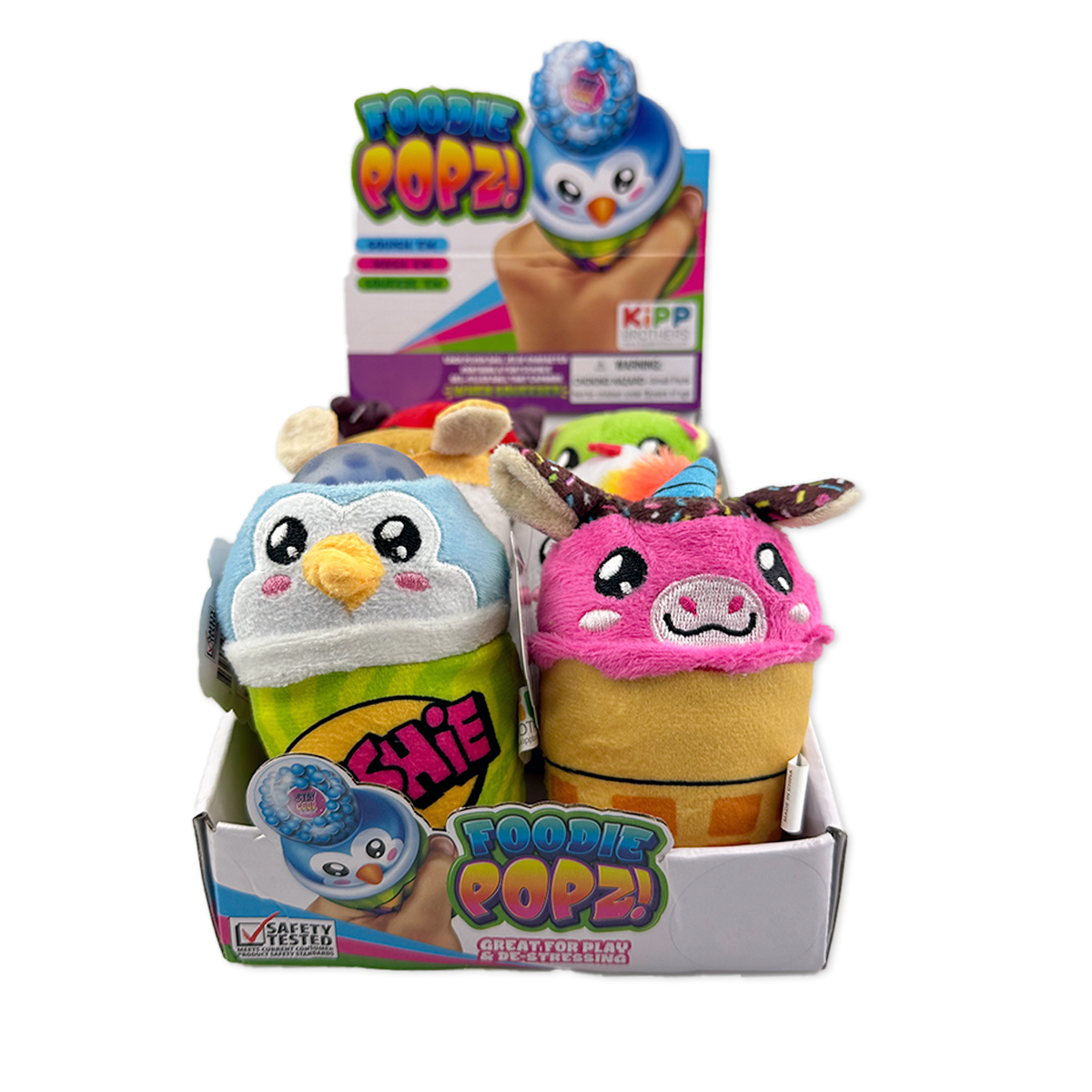 Novelty Brands - So Much Fun! Foodie Squishy Plush Toy Assortment - 6/Display