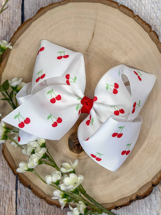 The Hair Bow Company - Cherry Dreams Classic Hair Bow