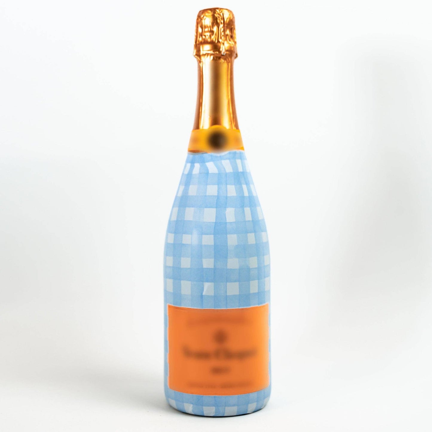 Beau Bottles - Beau Bottles Powder Blue Picnic Gingham- Champagne Collection