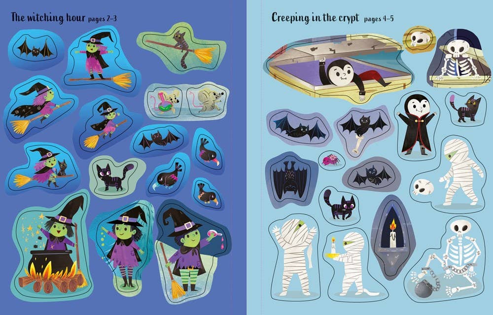 HarperCollins - First Sticker Book Halloween : Usborne
