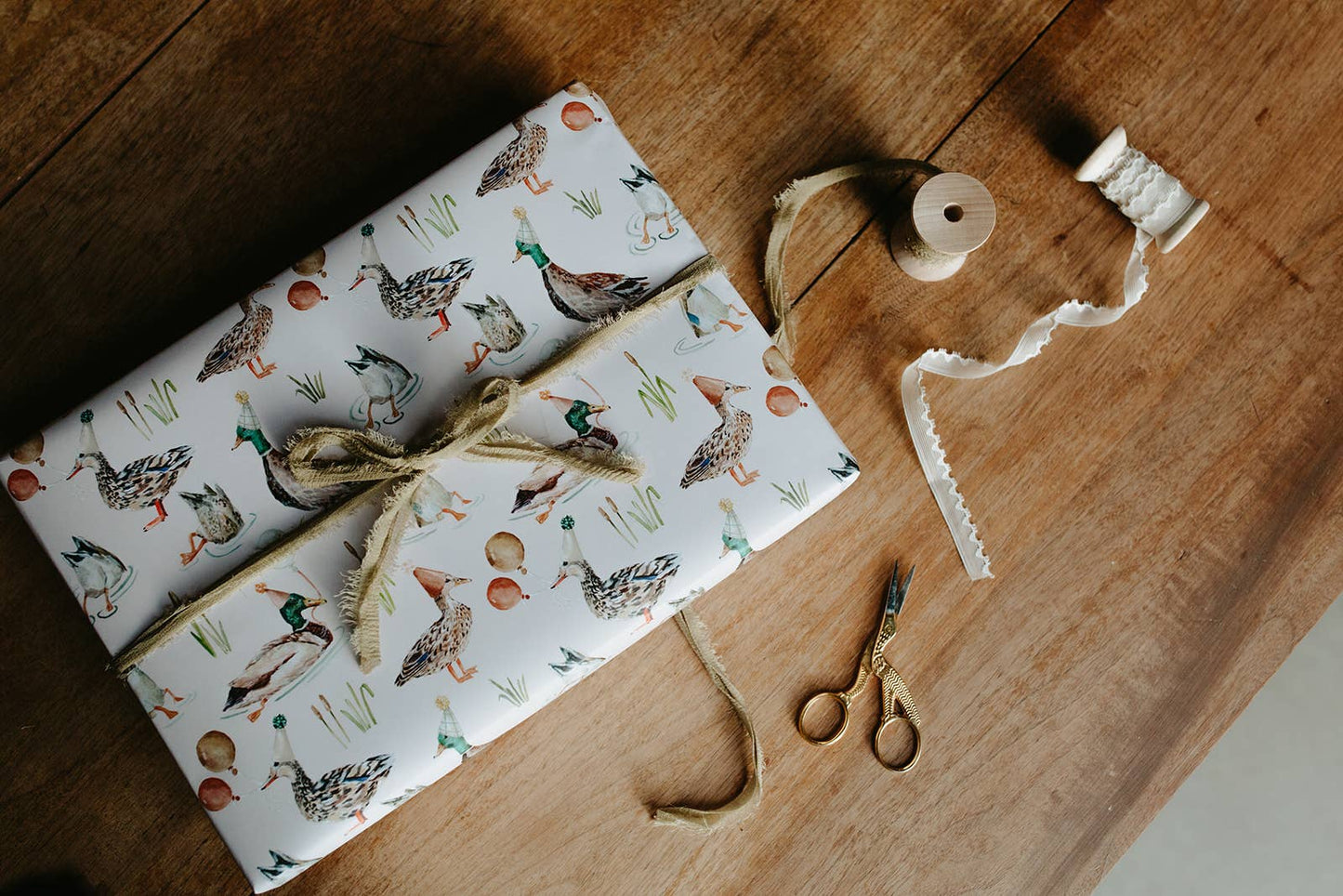 Birthday Duck Gift Wrap Roll