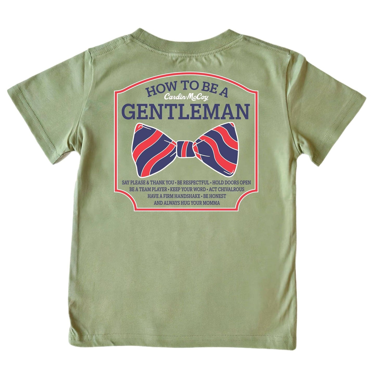 Cardin McCoy - Boys' How To Be A Gentleman Short-Sleeve Tee