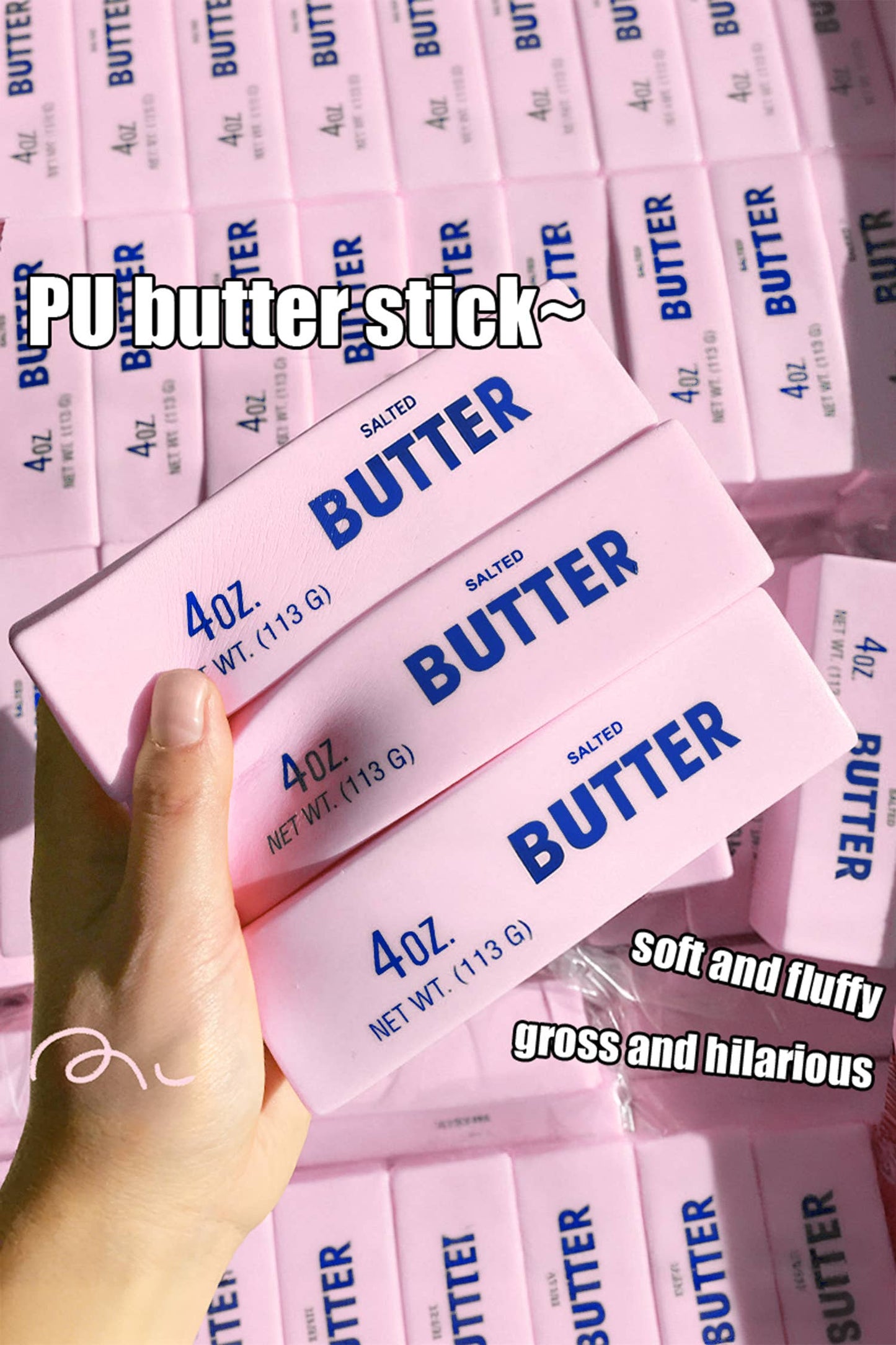 Butter Sofe Sticker Relieve Pressure Toy