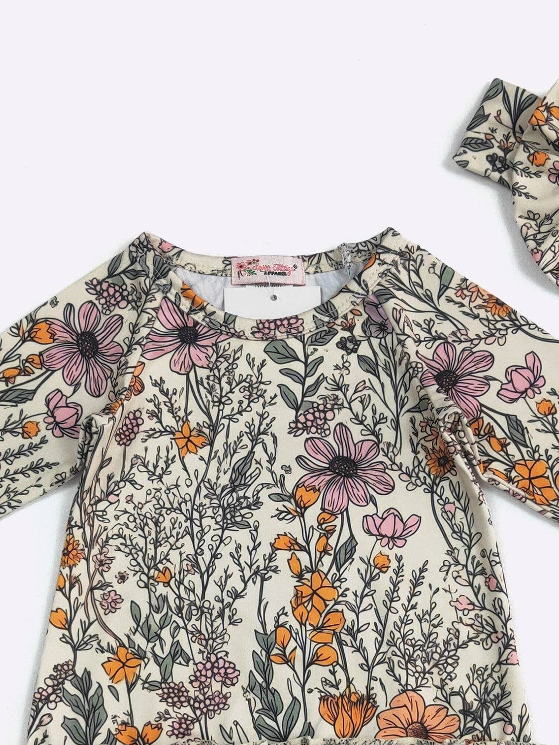 Clover Cottage - Fall Wildflower Baby Gown