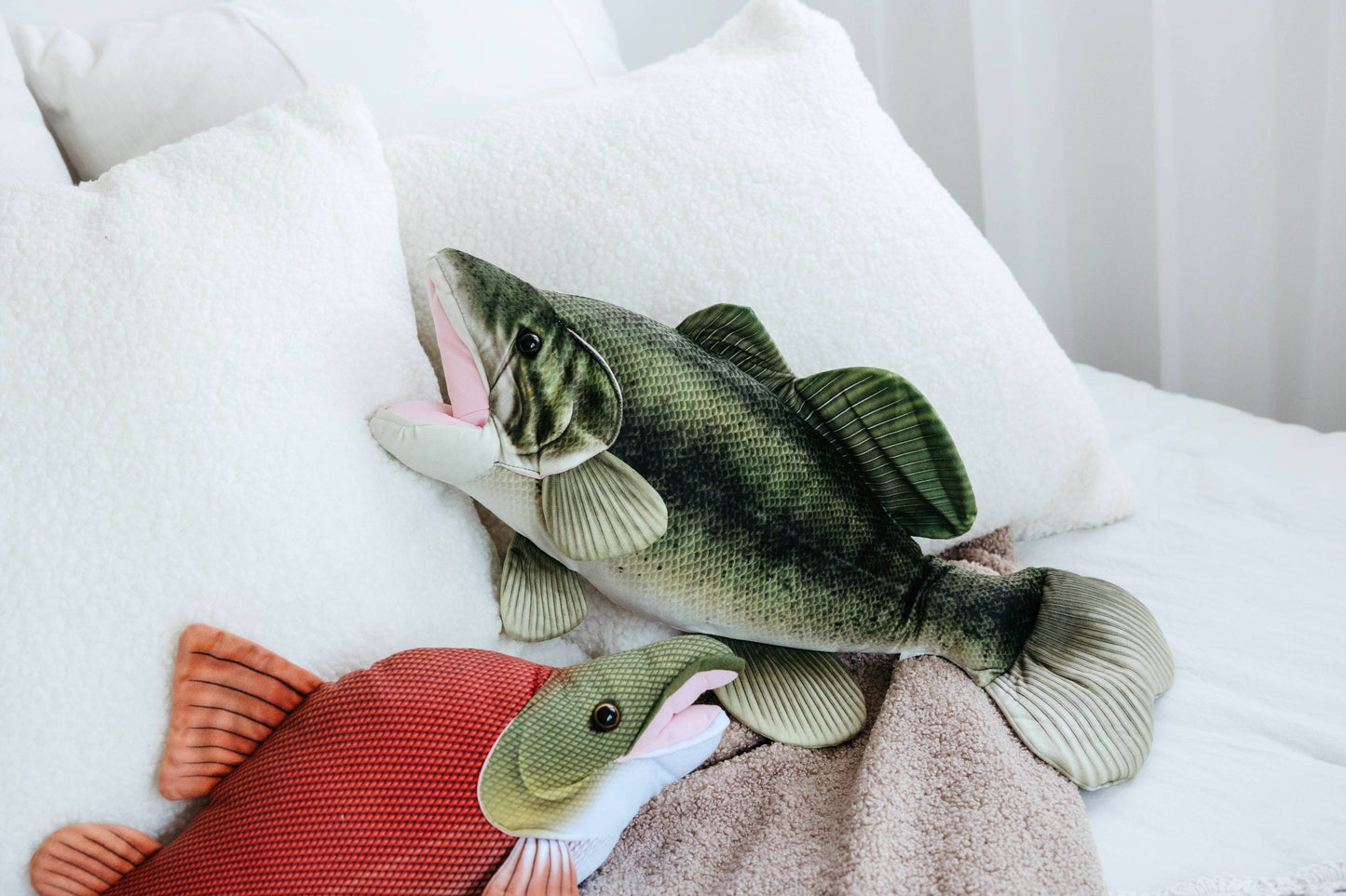 The Petting Zoo - River Fish Large Mouth Bass Medium 22" (56cm)