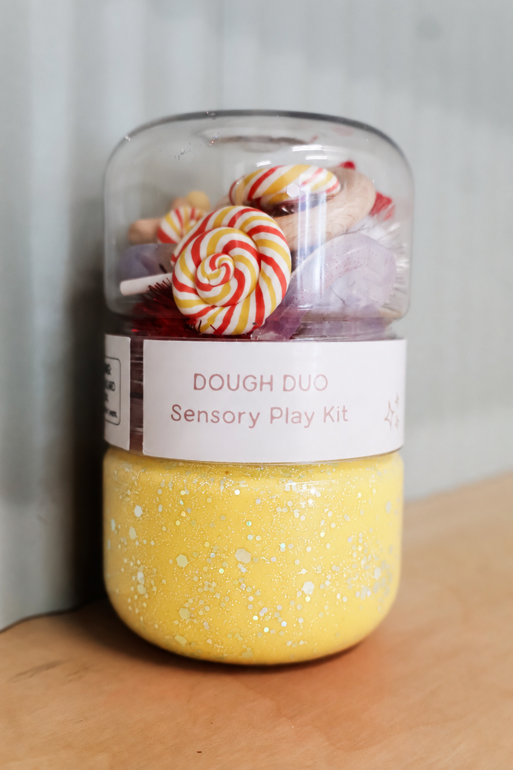 Small Town Dough Co.  Sensory Play Dough Jar
