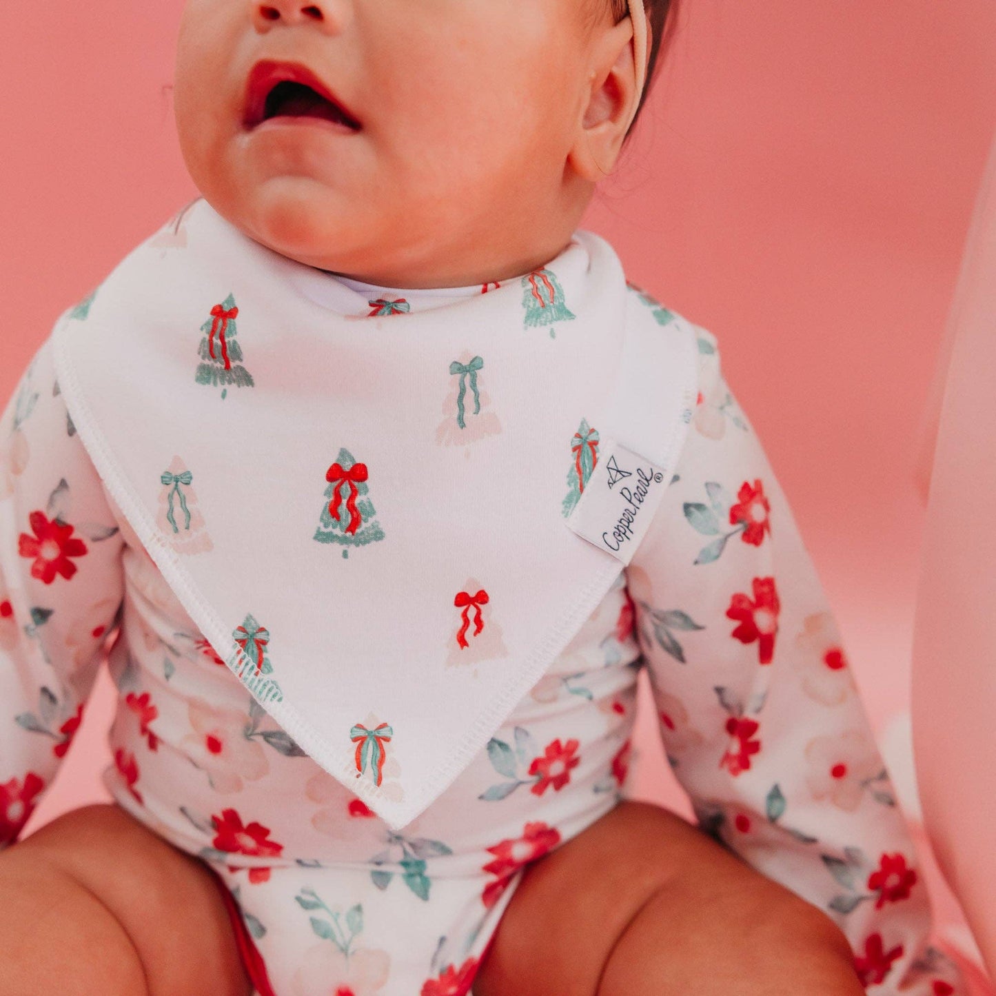 Copper Pearl - 4 Pack Baby Bandana Bibs - Juliet
