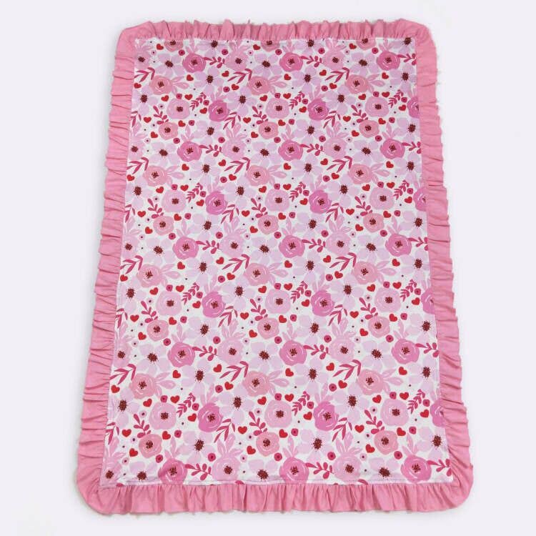 Cherry Poppy Blanket