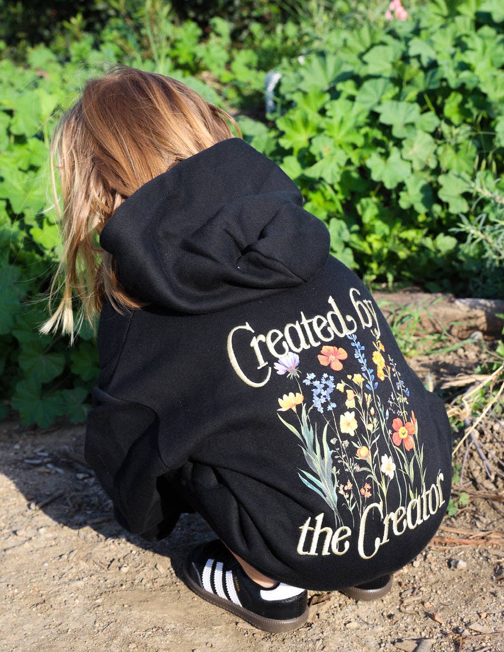 Elevated Faith - Created by the Creator Kids Hoodie