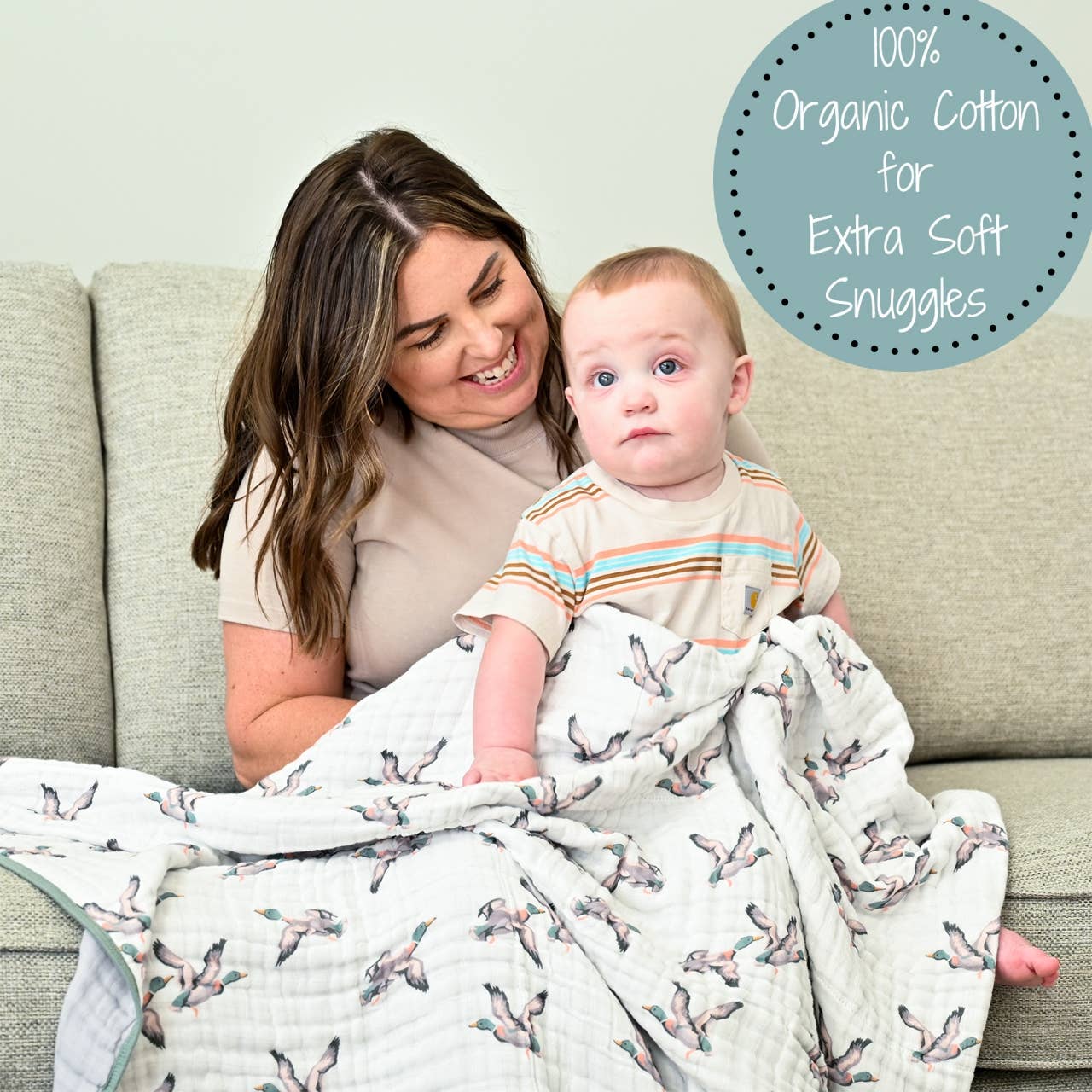 LollyBanks - Quackin'up Baby Toddler Muslin Blanket